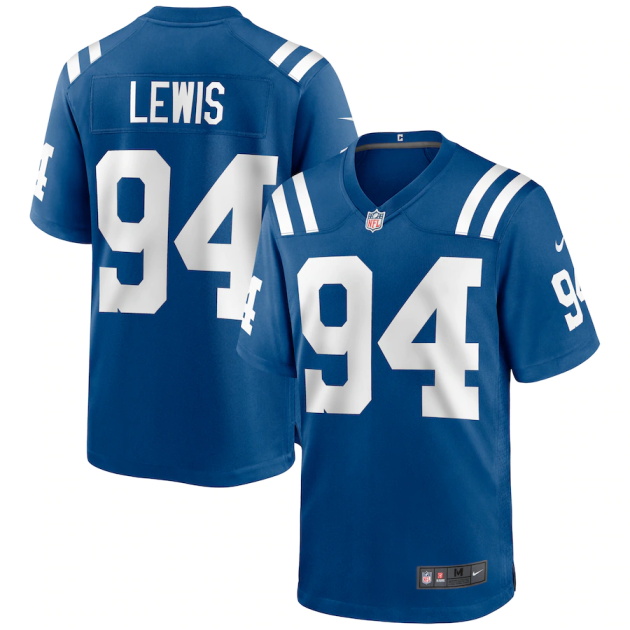 mens nike tyquan lewis royal indianapolis colts game jersey